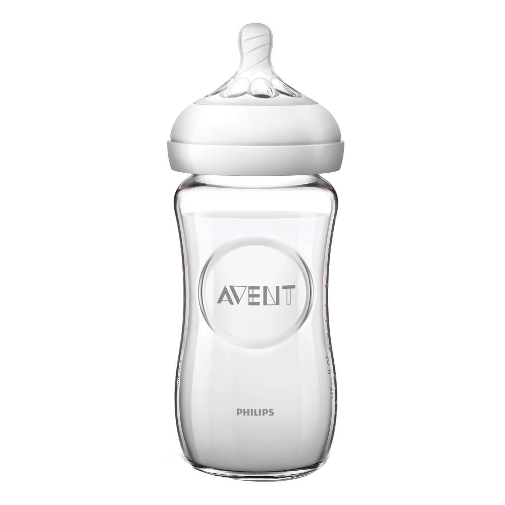 AVENT BIB NAT VETRO 240ML 5317