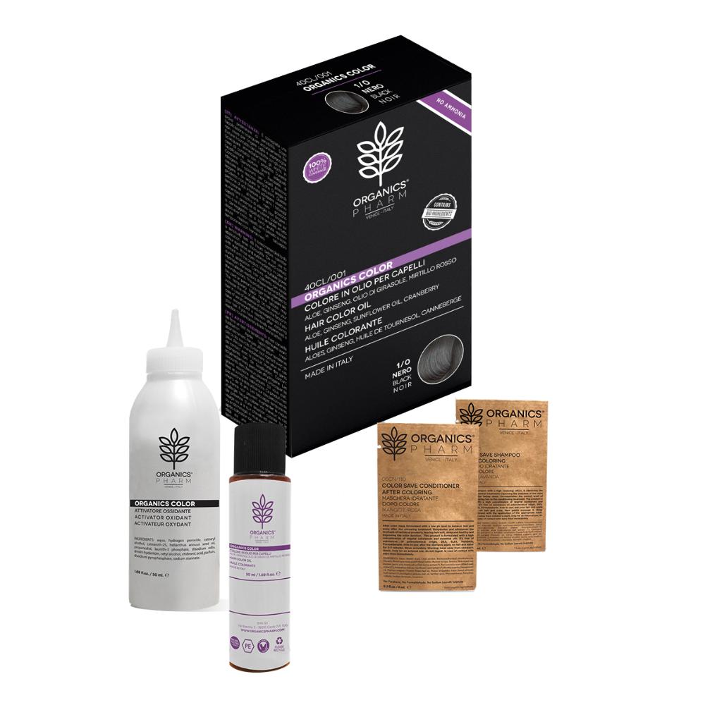 Organics Pharm Colore per capelli - 1/1 Nero blu