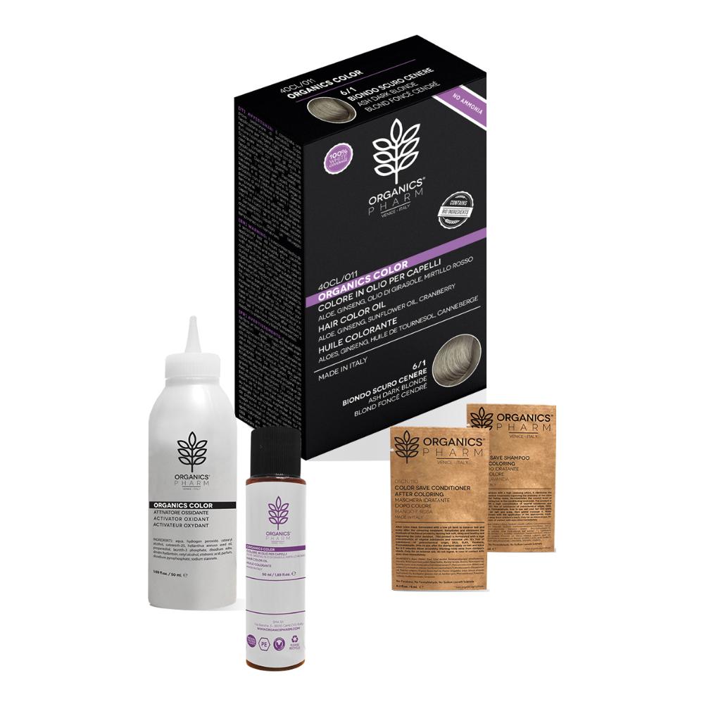 ORGANICS PHARM ORGANIC COLOR 6/1 BIONDO SCURO CENERE