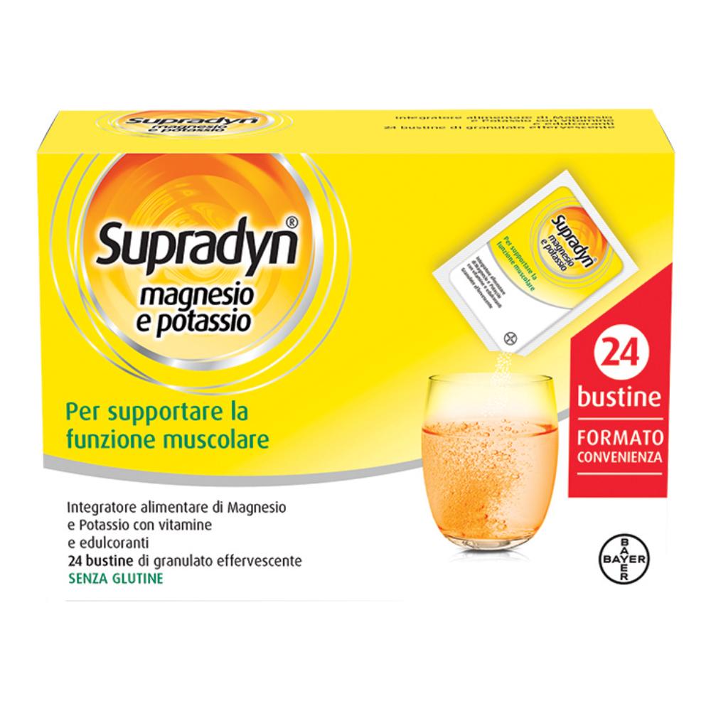 Supradyn magnesio e potassio - sali minerali confezione da 24 buste