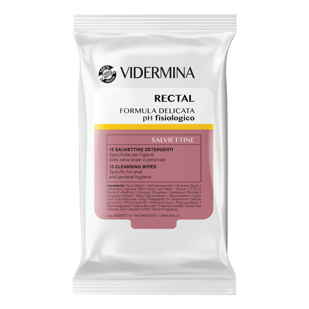 VIDERMINA RECTAL SALVIETTE 15PZ