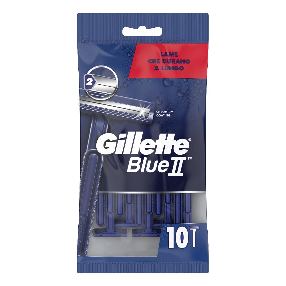 procter gillette blue ii stand 10pz, blu