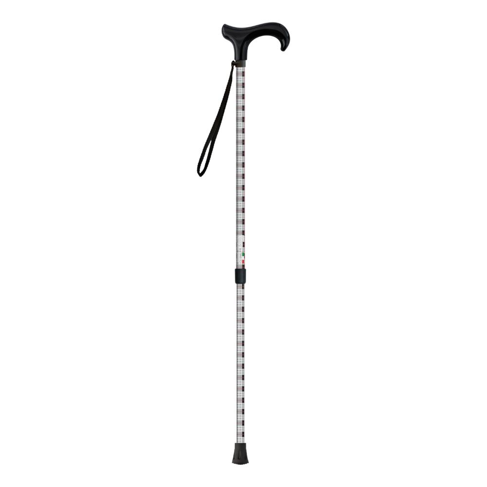 BASTONE DERBY TARTAN BIANCO