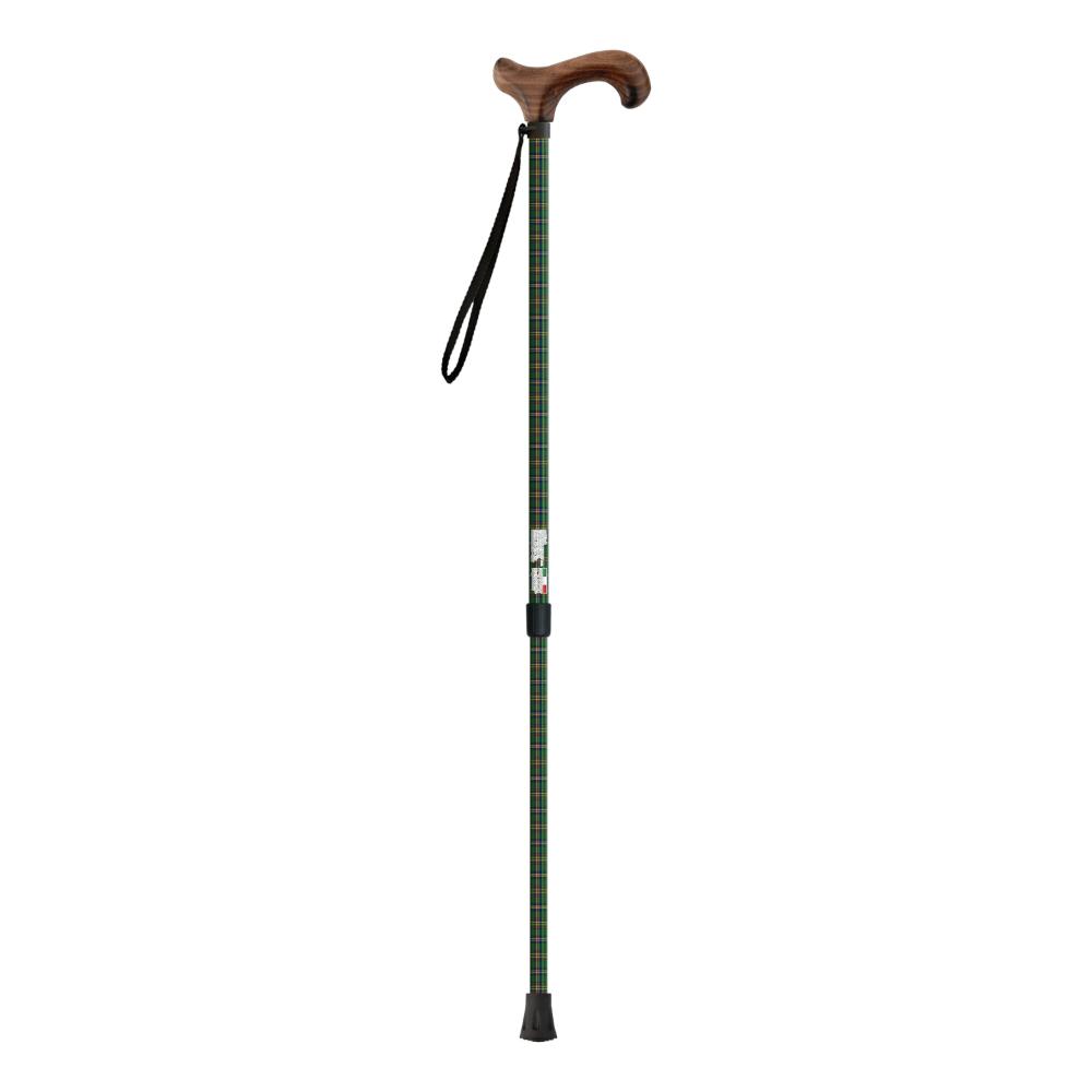 BASTONE DERBY TARTAN VERDE/NER