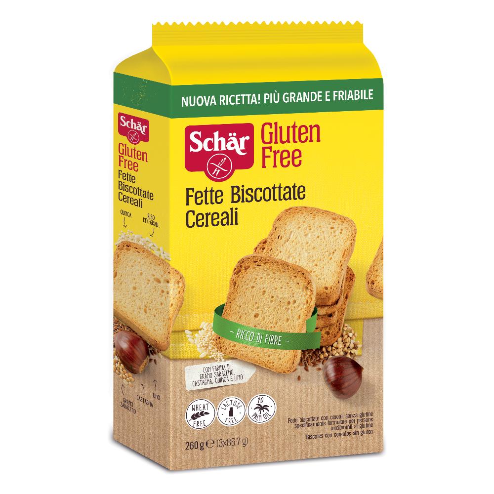 Schär fette biscottate ai cereali 260 g