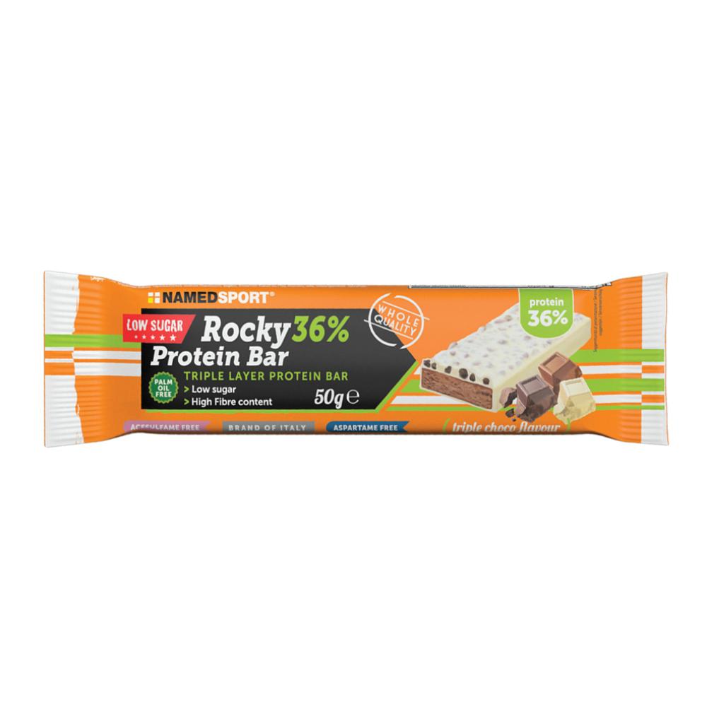NAMED SPORT ROCKY 36% PROTEIN BAR TRIPLO CIOCCOLATO 50G
