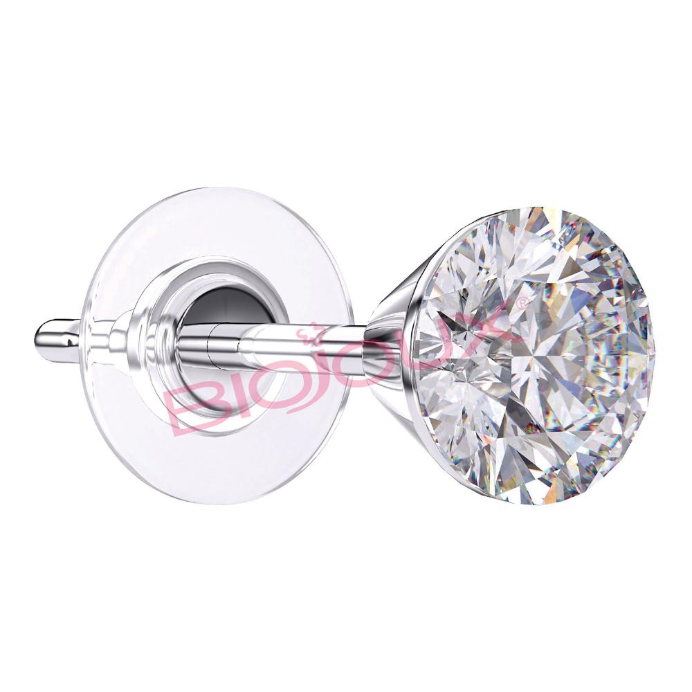 BJT3040T ORECCHINI CRYSTAL 4 TITANIO