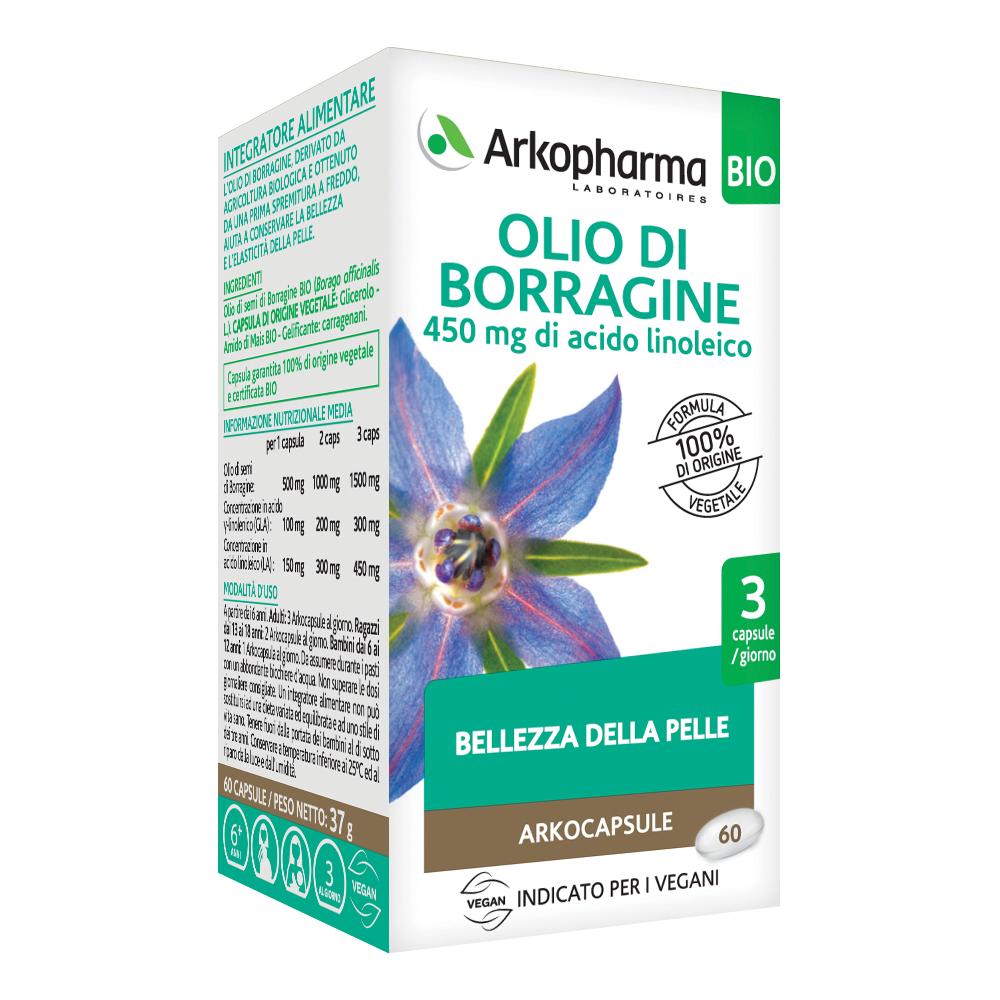 ARKOCAPSULE OLIO BORRAG 60CP BIO