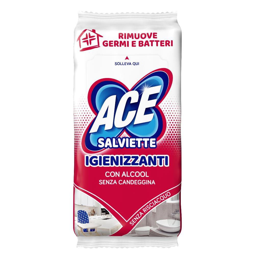 Ace salviette igienizzanti con alcool - 40 pezzi