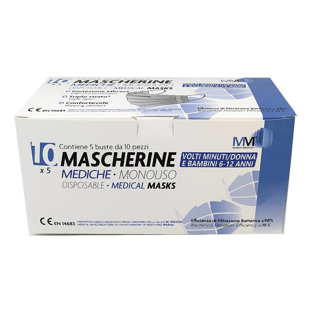 MUNUS MED MASCHERINA CHIR6-12A