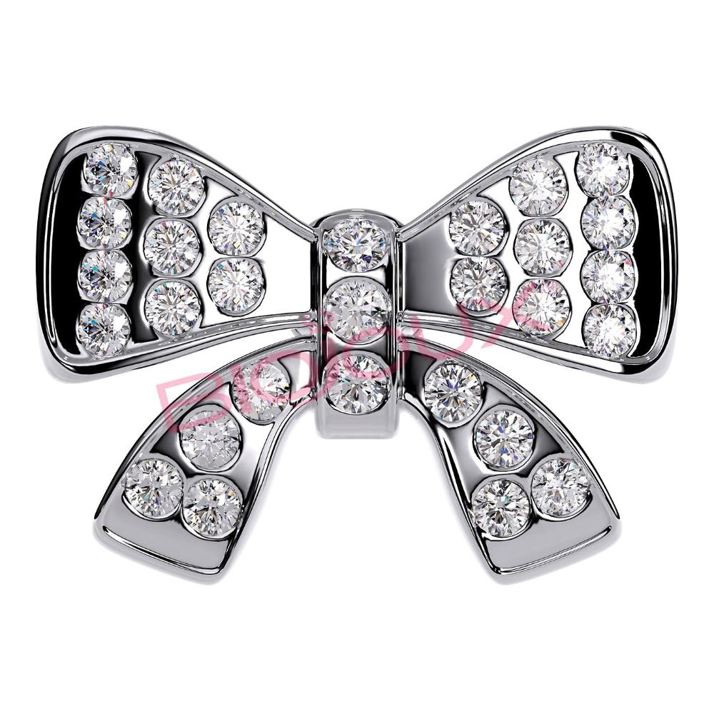 Biojoux - orecchini bow tie crystals 12 millimetri