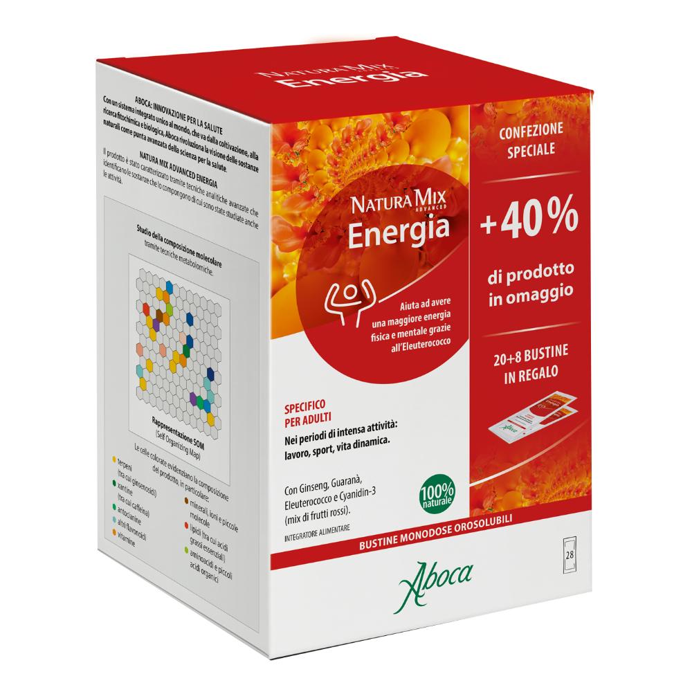 Natura mix advanced energia 20 + 8 buste regalo