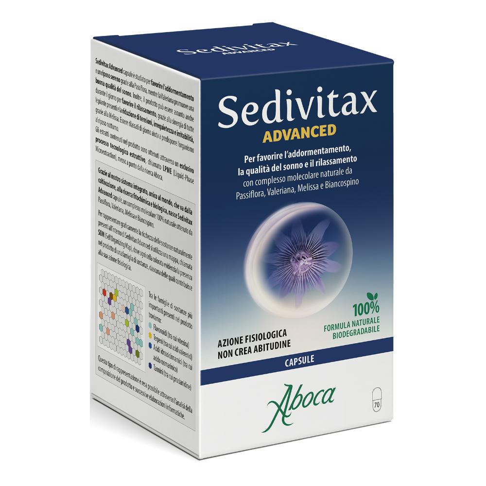 Sedivitax advanced 70 capsule - Aboca