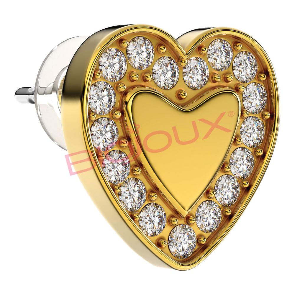 Biojoux - orecchini love me heart gold plated BJT250