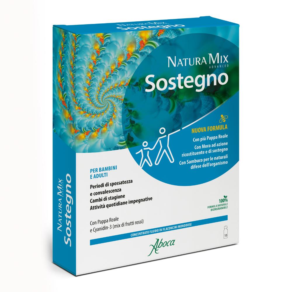 Natura mix Advanced Sostegno - 10 flaconi da bere - Aboca