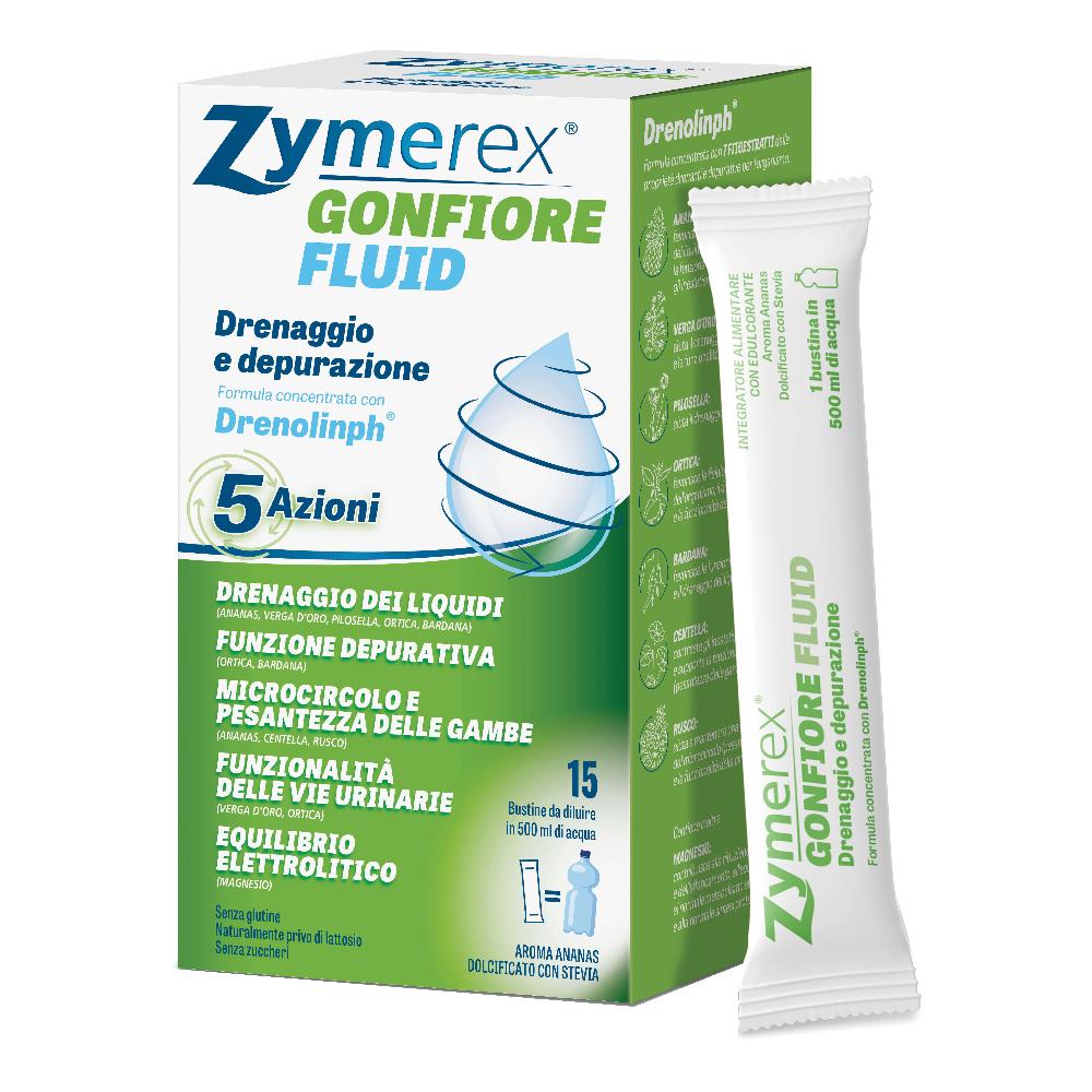 Zymerex gonfiore 15 buste liquide