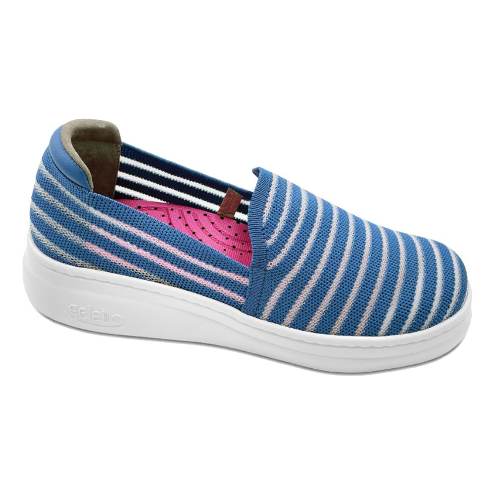 CALZATURA CON PLANTARE ESTRAIBILE BACI DA SALENTO BLU 39