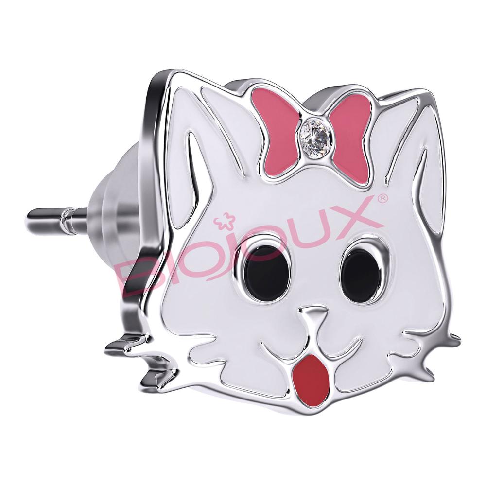BJT729 ORECCHINI GINGER CAT STAINLESS STEEL