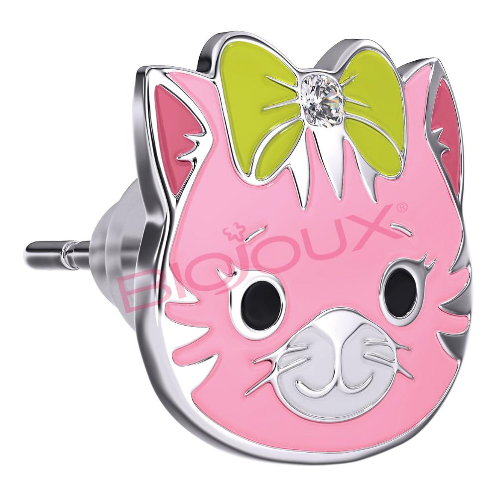 BJT730 ORECCHINI CLOE TIGER STAINLESS STEEL