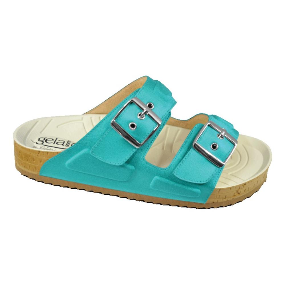 Gelattto Gelato Woodstock 2.0 SOP, Ciabatte Gelato, Plantare anatomico in Gel (Mare, Numeric_37)-image