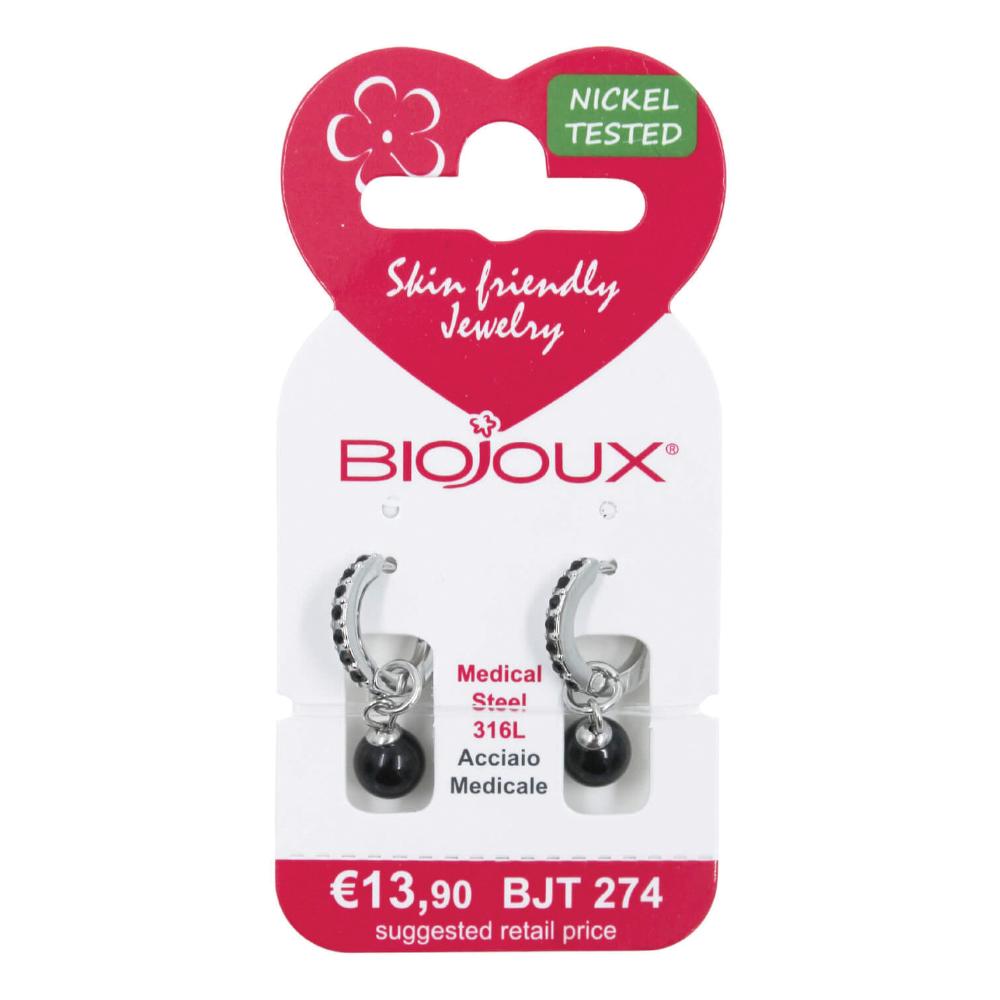 BJT274 ORECCHINI BROOKLYN STAINLESS STEEL