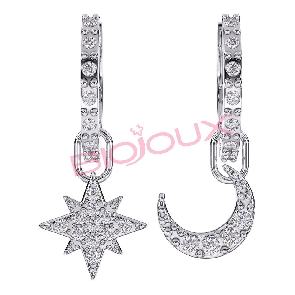 BJT280 ORECCHINI GEORGIA STAINLESS STEEL