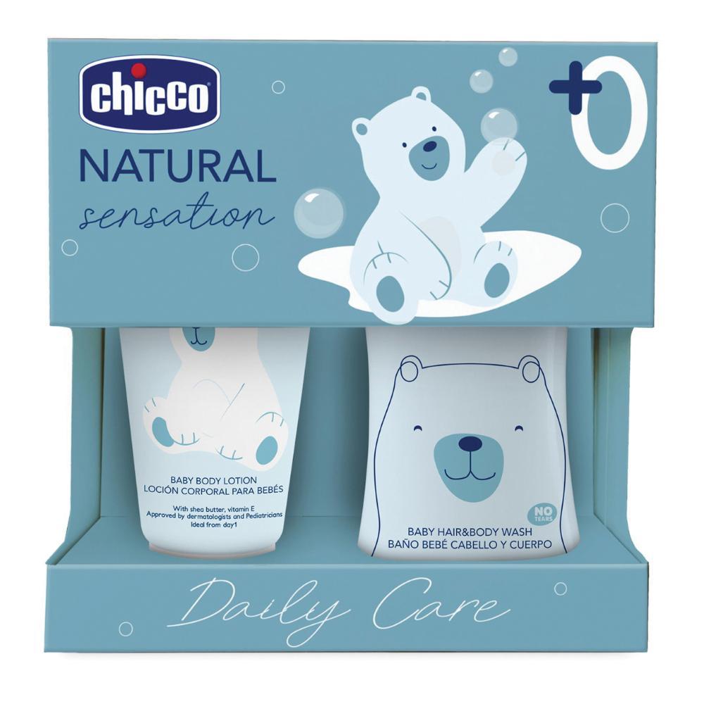 CHICCO NATURAL SENSATION SET BAGNOSHAMPO CREMA