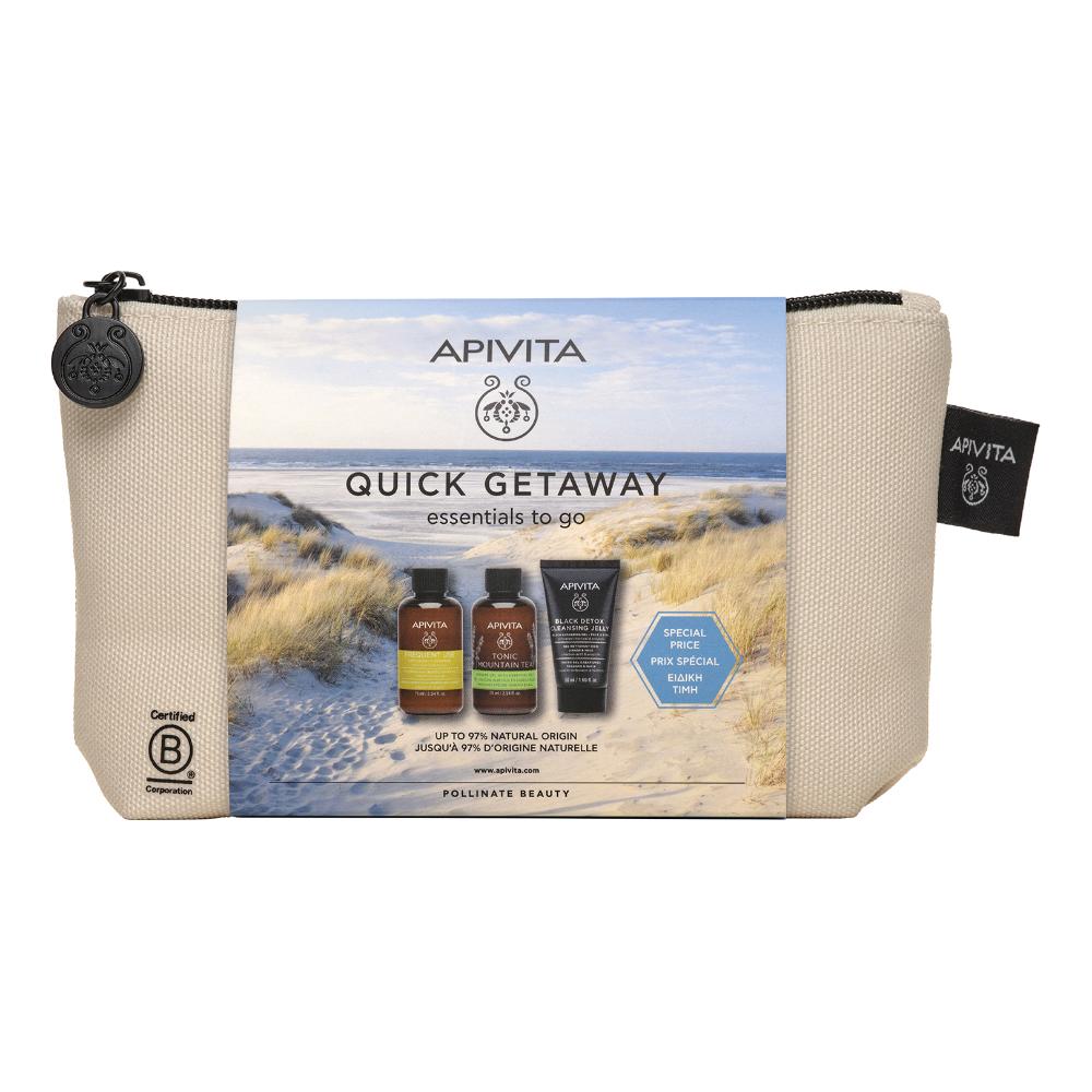 APIVITA PRO DISC QUICK TRIP 23 COMPOSTO DA GEL DOCCIA 75 ML+ GEL DETERGENTE 50 ML + SHAMPOO 75 ML