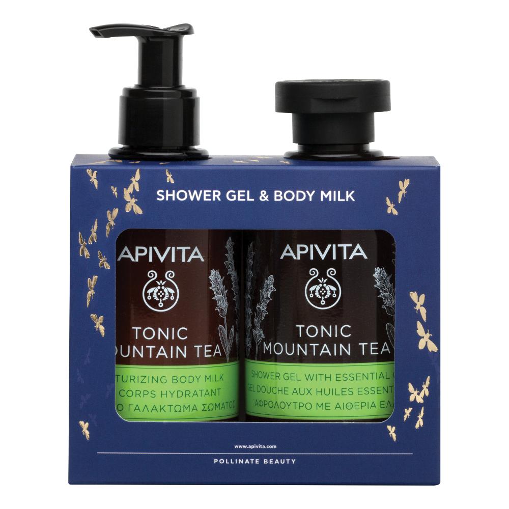 APIVITA PROMO CHRISTMAS TONIC MOUNTAIN GEL SHOWER 250 ML & BODY MILK 200 ML 2023
