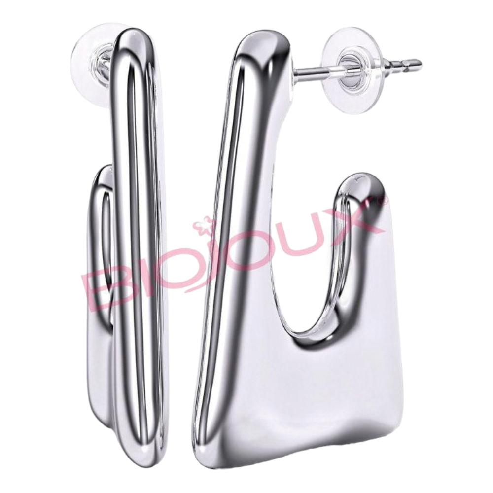 BJT297 ORECCHINI ALIZEE 20 MM STAINLESS STEEL