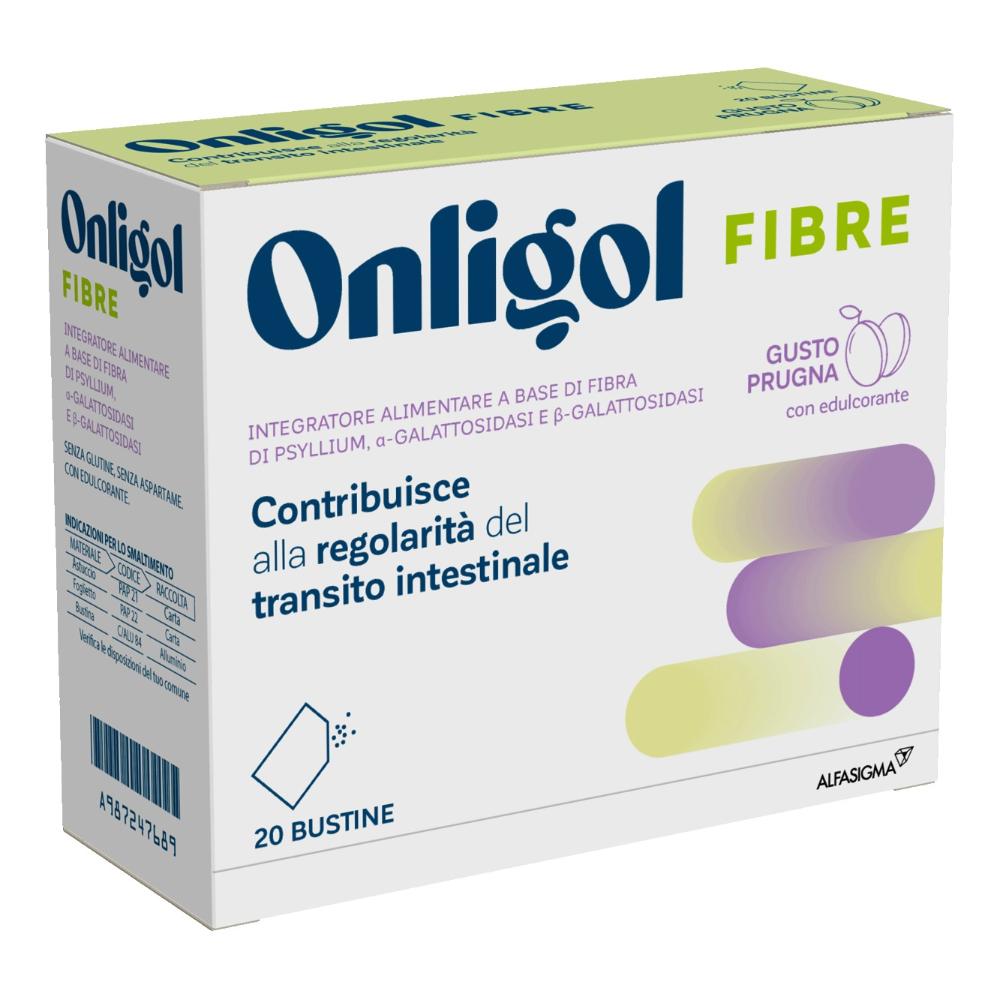Onligol fibre - gusto prugna - 20 bustine