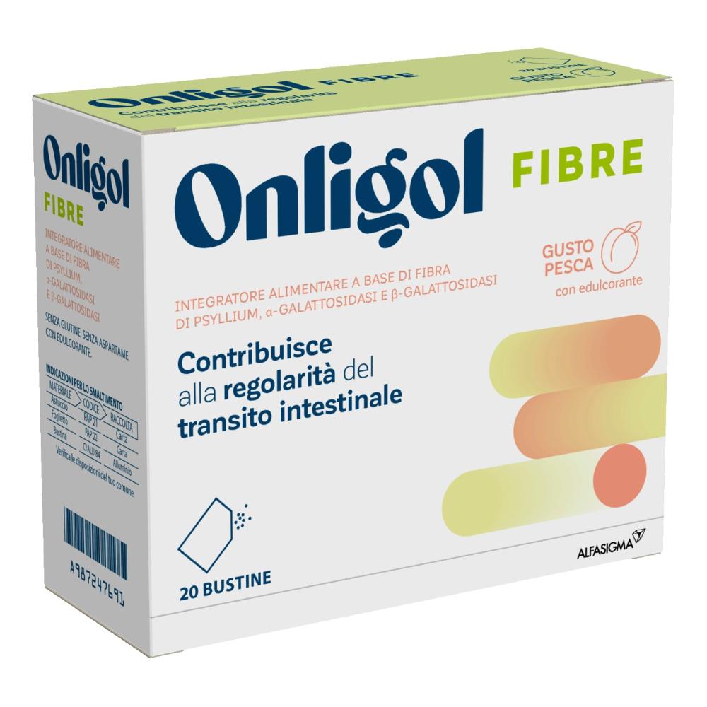 Onligol fibre - gusto pesca - 20 bustine
