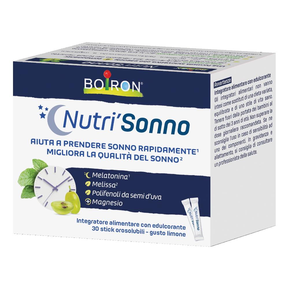 Boiron - Nutrì Sonno 30 stick orosolubili al gusto Limone