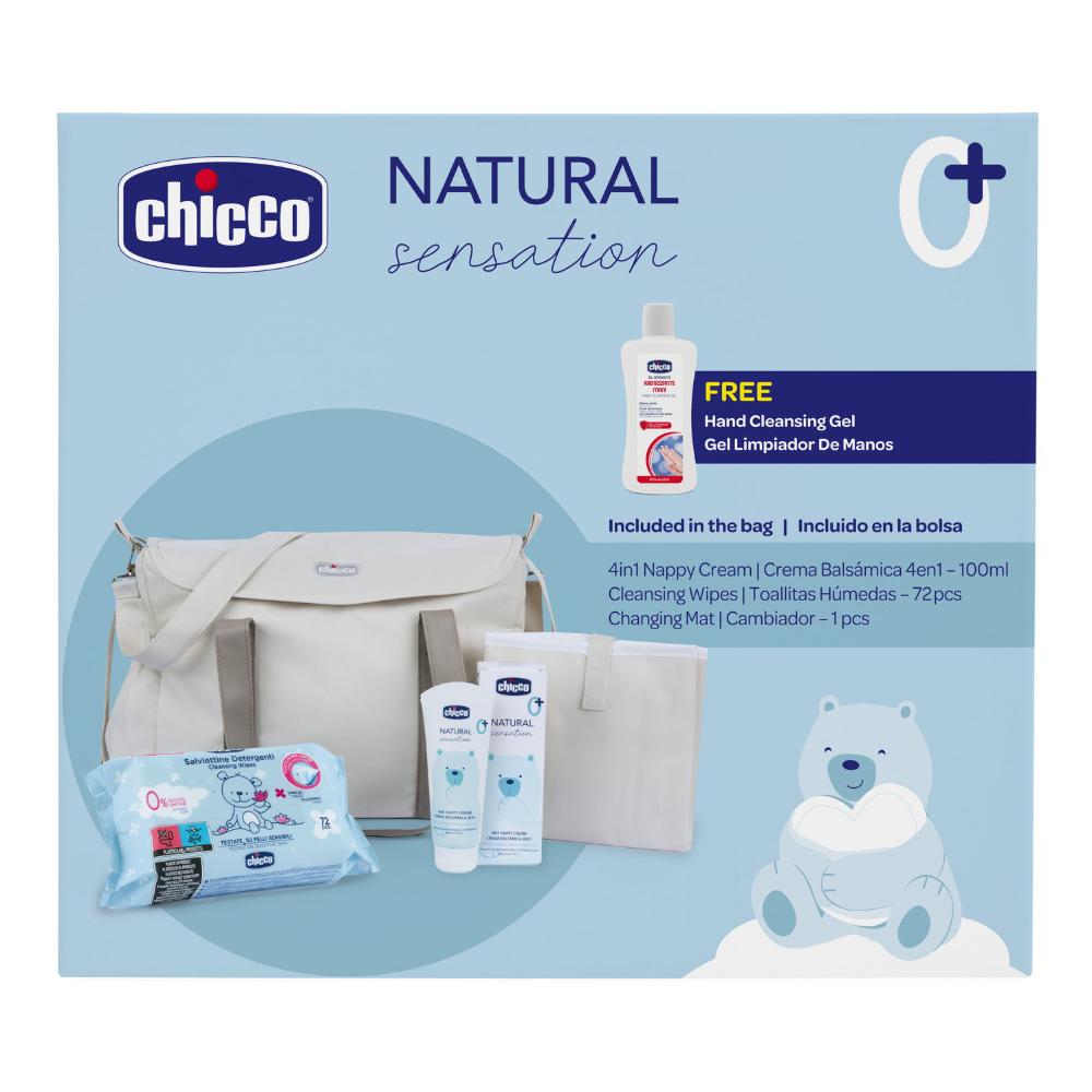 Chicco Natural Sensation Borsa Mamma - kit completo per il cambio pannolino fuori casa