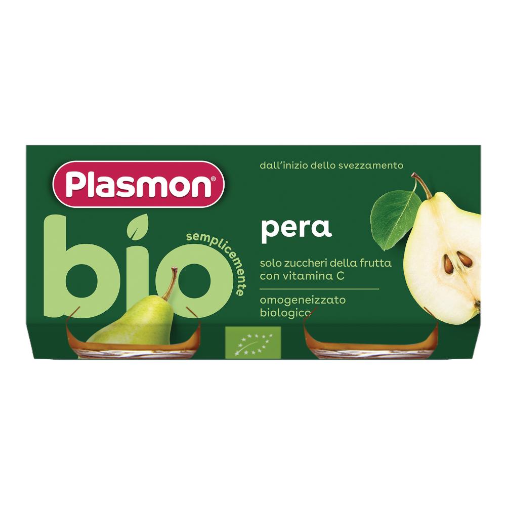 PLASMON OMOGENEIZZATO BIO PERA 2 VASETTI X 80 G
