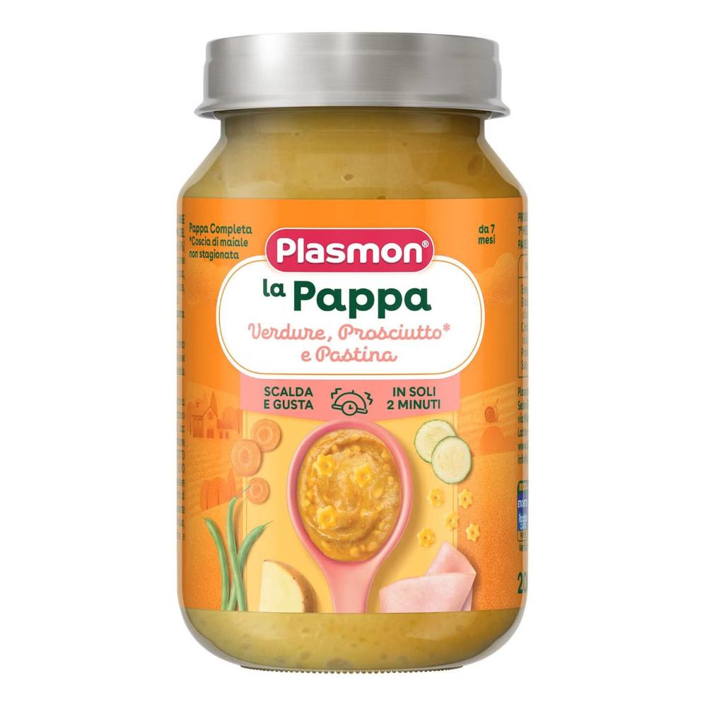 PLASMON LA PAPPA VERDURE PROSCIUTTO E PASTINA 200 G