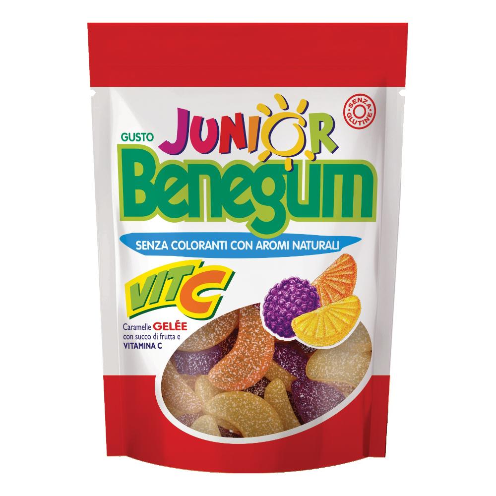 BENEGUM JUNIOR VITA C CARAMELLE GELE' CON SUCCO DI FRUTTA EVITAMINA C 90 G