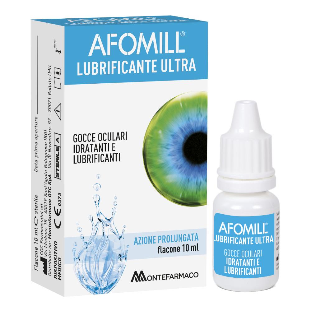 Afomill collirio lubrificante ultra - gocce oculari 10 millilitri multidose