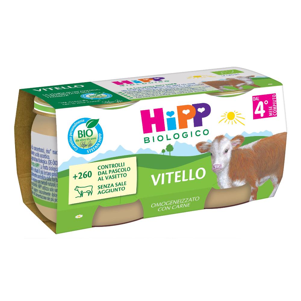 HIPP BIO OMOG VITELLO 2X80G
