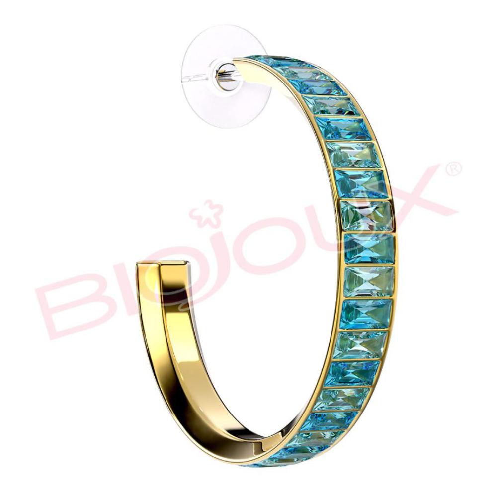 BJT342 ORECCHINO IN ACCIAIO PLACCATO ORO ELBA GP