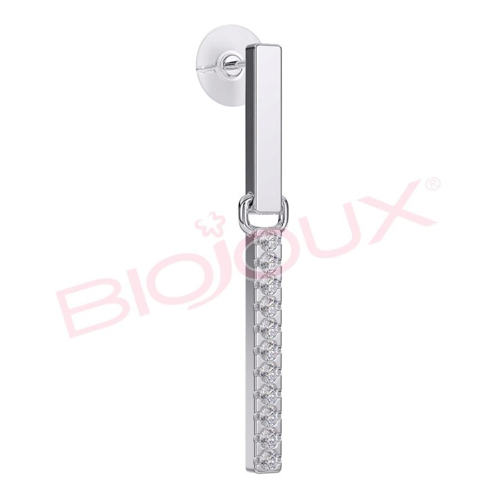 BJT344 ORECCHINO IN ACCIAIO GORGONA SS