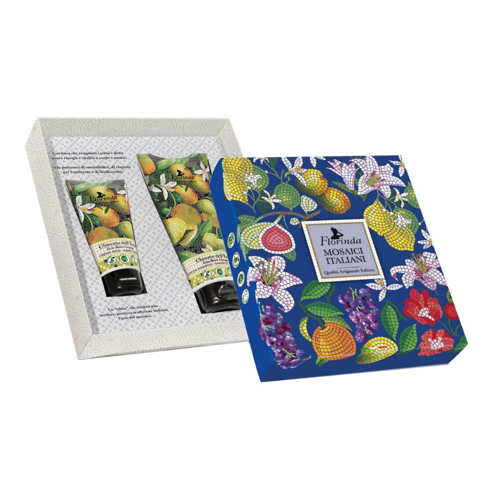 SCATOLA REGALO DOCCIA + MANI CHINOTTO DELL'ETNA MOSAICO