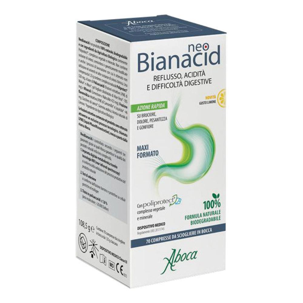 Neobianacid 70 compresse masticabili gusto limone